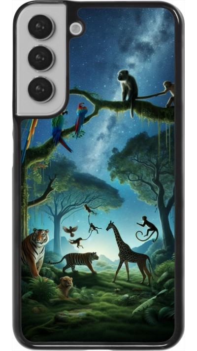 Samsung Galaxy S22+ Case Hülle - Paradies der exotischen Tiere