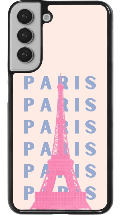 Samsung Galaxy S22+ Case Hülle - Paris Pink Print