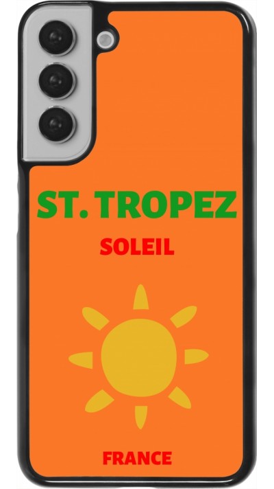 Samsung Galaxy S22+ Case Hülle - Pop Summer Destination St-Tropez