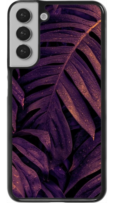 Samsung Galaxy S22+ Case Hülle - Purple Light Leaves