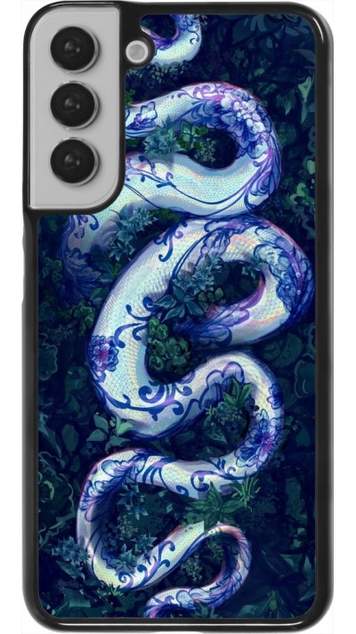 Samsung Galaxy S22+ Case Hülle - Snake Blue Anaconda