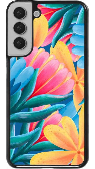 Samsung Galaxy S22+ Case Hülle - Spring 23 colorful flowers