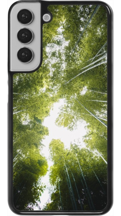 Samsung Galaxy S22+ Case Hülle - Spring 23 forest blue sky