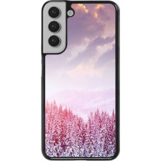 Samsung Galaxy S22+ Case Hülle - Winter 22 Pink Forest