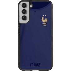 Samsung Galaxy S22+ Case Hülle - Silikon schwarz Frankreich 2022 personalisierbares Fussballtrikot