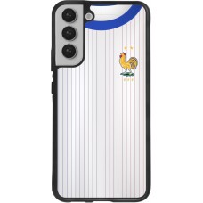 Samsung Galaxy S22+ Case Hülle - Silikon schwarz Frankreich Away personalisierbares Fussballtrikot