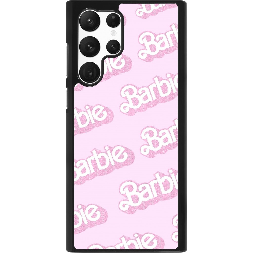 Samsung Galaxy S22 Ultra Case Hülle - Barbie light pink pattern