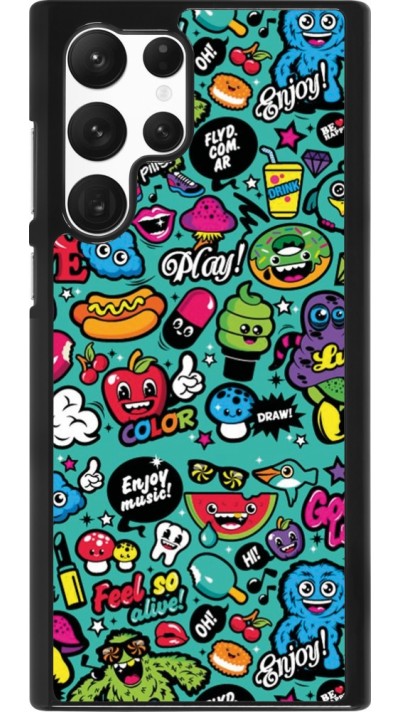 Samsung Galaxy S22 Ultra Case Hülle - Cartoons old school