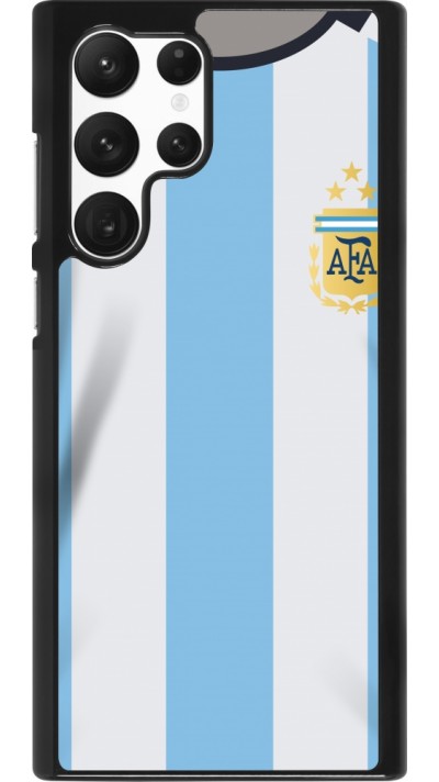 Samsung Galaxy S22 Ultra Case Hülle - Argentinien 2022 personalisierbares Fussballtrikot