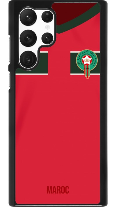 Samsung Galaxy S22 Ultra Case Hülle - Marokko 2022 personalisierbares Fussballtrikot