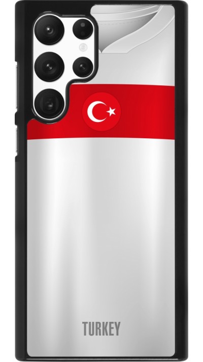 Coque Samsung Galaxy S22 Ultra - Maillot de football Turquie personnalisable