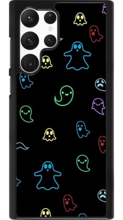 Samsung Galaxy S22 Ultra Case Hülle - Halloween 2024 colorful ghosts