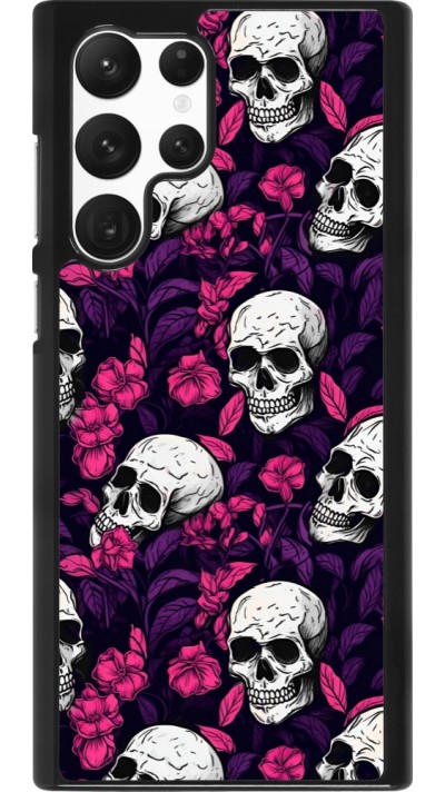 Samsung Galaxy S22 Ultra Case Hülle - Halloween 2024 romantic skulls