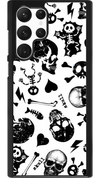 Samsung Galaxy S22 Ultra Case Hülle - Halloween 2024 skeleton mix