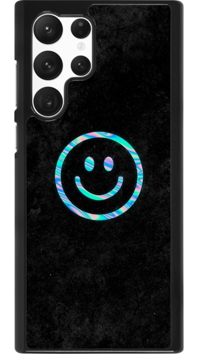 Samsung Galaxy S22 Ultra Case Hülle - Happy smiley irisirt