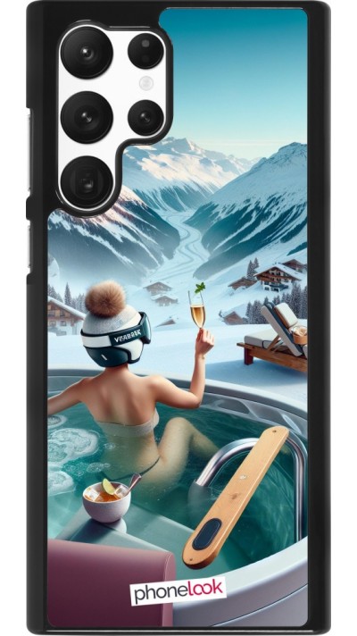 Samsung Galaxy S22 Ultra Case Hülle - Berg Glamour Whirlpool