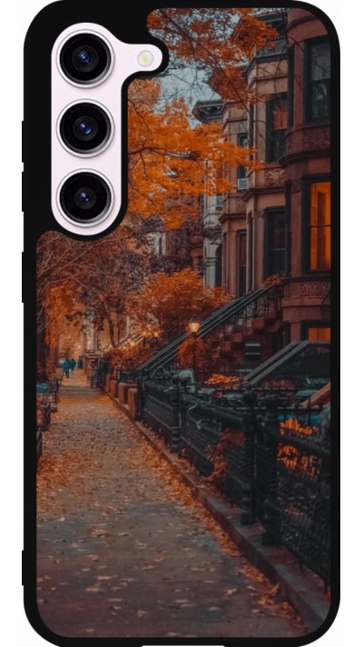 Samsung Galaxy S23 Case Hülle - Silikon schwarz Autumn 2024 city