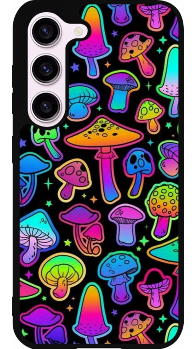 Samsung Galaxy S23 Case Hülle - Silikon schwarz Autumn 2024 magic mushrooms