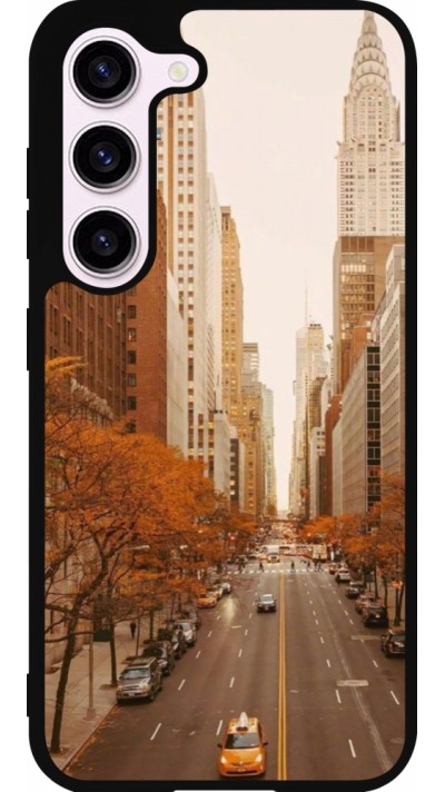 Samsung Galaxy S23 Case Hülle - Silikon schwarz Autumn 2024 New York city