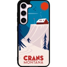 Samsung Galaxy S23 Case Hülle - Silikon schwarz Crans-Montana Cabane