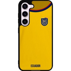 Samsung Galaxy S23 Case Hülle - Silikon schwarz Ecuador 2022 Fußballtrikot