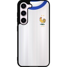 Samsung Galaxy S23 Case Hülle - Silikon schwarz Frankreich Away personalisierbares Fussballtrikot