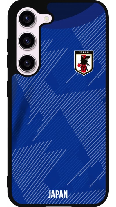 Samsung Galaxy S23 Case Hülle - Silikon schwarz Japan 2022 personalisierbares Fussballtrikot