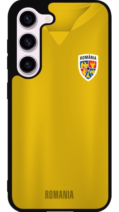 Samsung Galaxy S23 Case Hülle - Silikon schwarz Fussballtrikot Rumänien