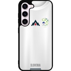 Samsung Galaxy S23 Case Hülle - Silikon schwarz Fussballtrikot Slowenien