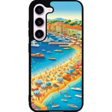 Samsung Galaxy S23 Case Hülle - Silikon schwarz French Riviera People