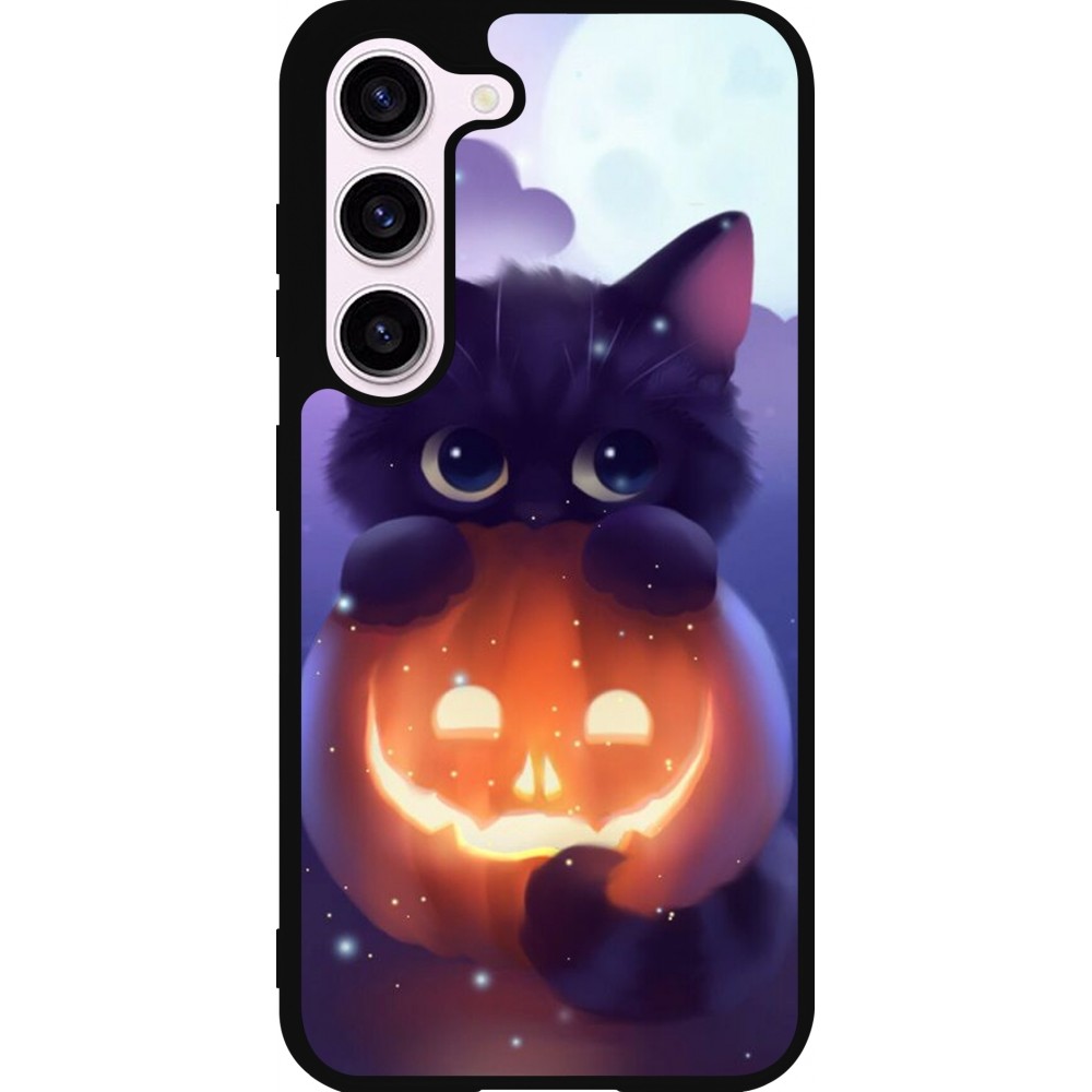 Samsung Galaxy S23 Case Hülle - Silikon schwarz Halloween 17 15