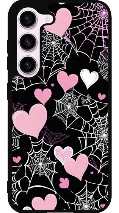 Samsung Galaxy S23 Case Hülle - Silikon schwarz Halloween 2024 girly