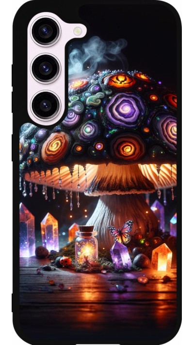 Samsung Galaxy S23 Case Hülle - Silikon schwarz Halloween Zaubertrank Magie