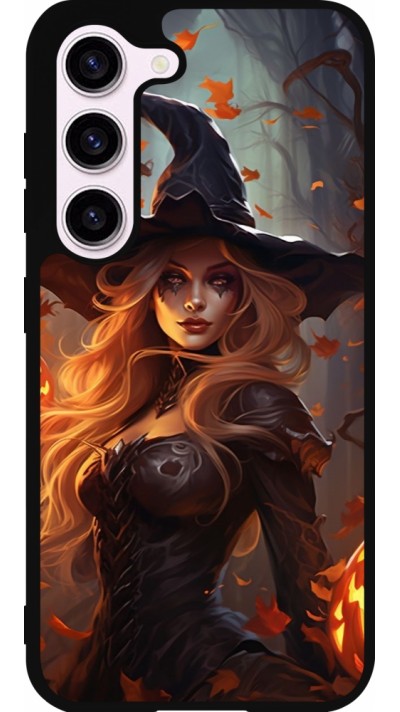 Samsung Galaxy S23 Case Hülle - Silikon schwarz Halloween 2024 sexy witch