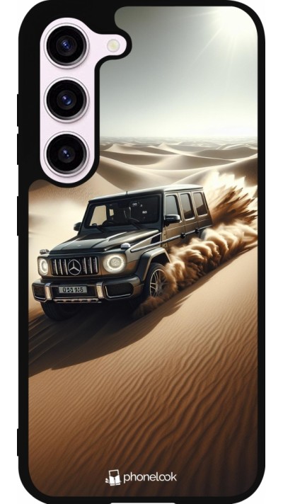 Samsung Galaxy S23 Case Hülle - Silikon schwarz Mercedes G Drift Wueste