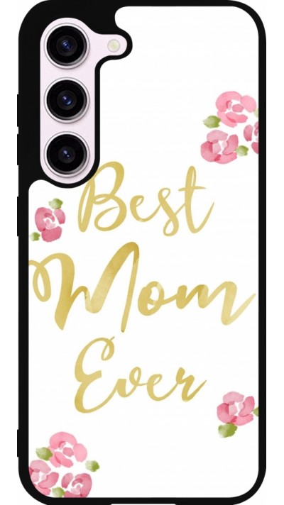 Samsung Galaxy S23 Case Hülle - Silikon schwarz Mom 2024 best Mom ever