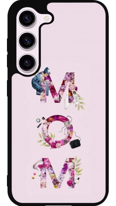 Samsung Galaxy S23 Case Hülle - Silikon schwarz Mom 2024 girly mom