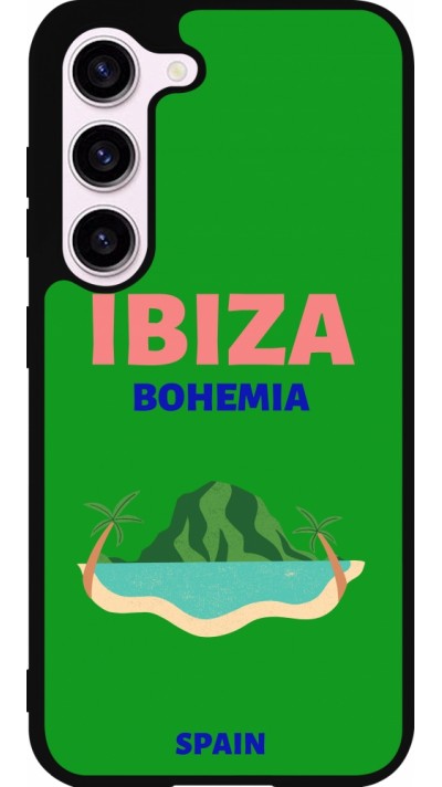 Samsung Galaxy S23 Case Hülle - Silikon schwarz Pop Summer Destination Ibiza