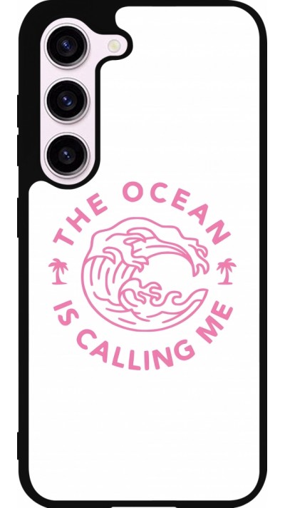 Samsung Galaxy S23 Case Hülle - Silikon schwarz The Ocean is calling me