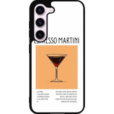 Samsung Galaxy S23 FE Case Hülle - Silikon schwarz Cocktail Rezept Espresso Martini