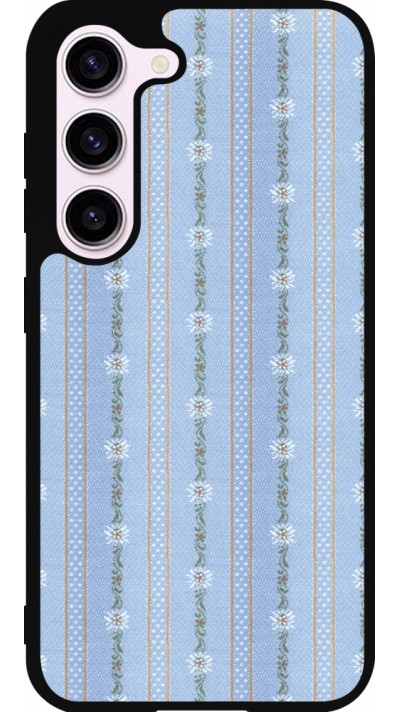 Samsung Galaxy S23 FE Case Hülle - Silikon schwarz Edelweiss