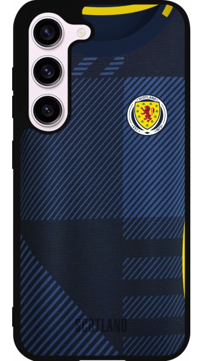 Samsung Galaxy S23 FE Case Hülle - Silikon schwarz Schottland personalisierbares Fussballtrikot