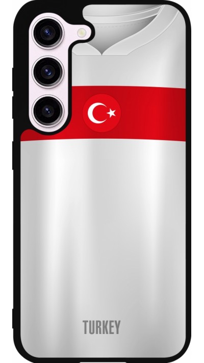 Samsung Galaxy S23 FE Case Hülle - Silikon schwarz Türkei personalisierbares Fussballtrikot