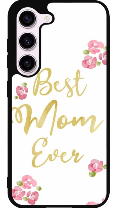 Samsung Galaxy S23 FE Case Hülle - Silikon schwarz Mom 2024 best Mom ever