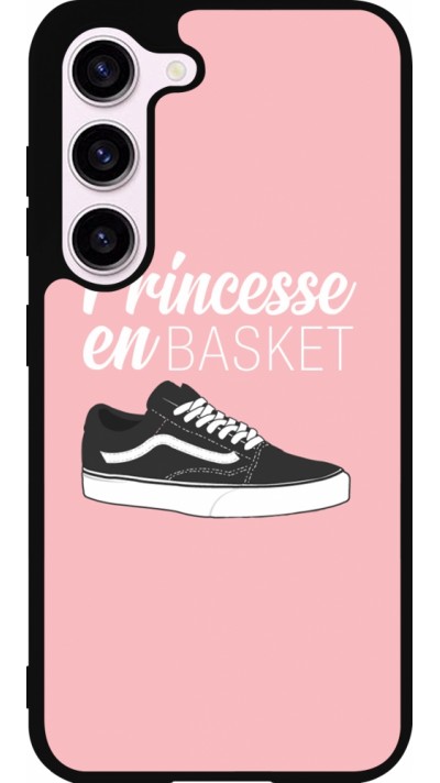 Samsung Galaxy S23 FE Case Hülle - Silikon schwarz princesse en basket