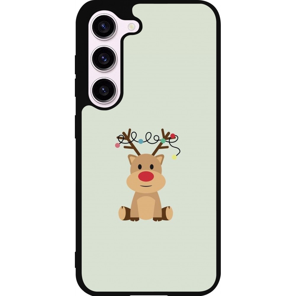 Samsung Galaxy S23 FE Case Hülle - Silikon schwarz Christmas 22 baby reindeer