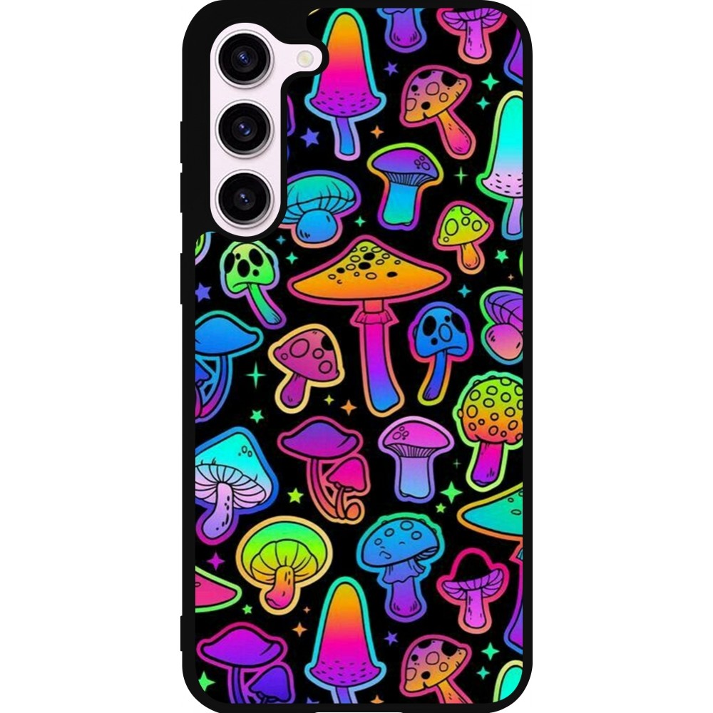 Samsung Galaxy S23+ Case Hülle - Silikon schwarz Autumn 2024 magic mushrooms