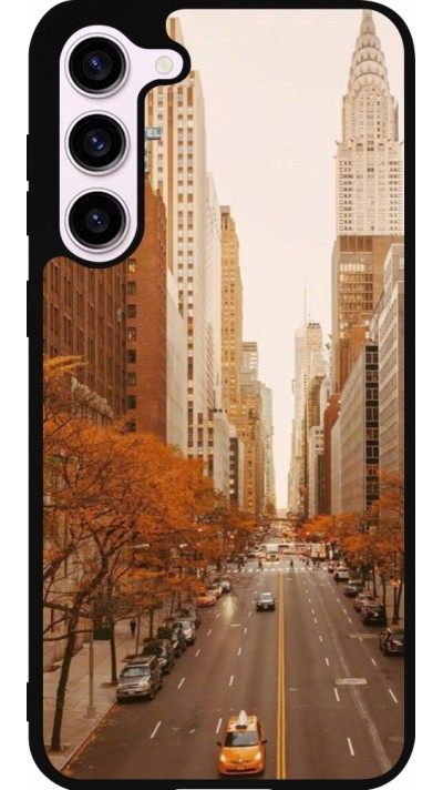 Samsung Galaxy S23+ Case Hülle - Silikon schwarz Autumn 2024 New York city