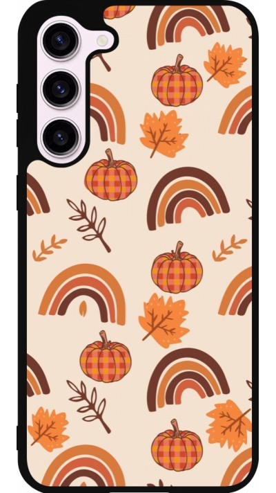 Samsung Galaxy S23+ Case Hülle - Silikon schwarz Autumn 2024 rainbow