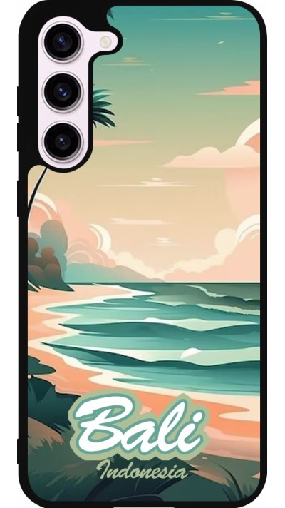 Samsung Galaxy S23+ Case Hülle - Silikon schwarz Bali Landscape